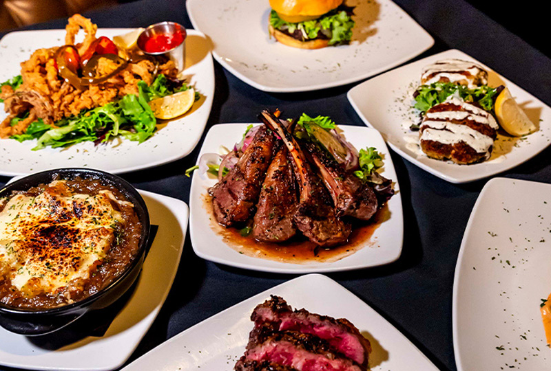 Dining room at Rick's Steakhouse