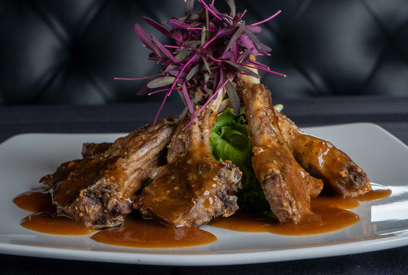 Lamb chops at Rick's Steakhouse