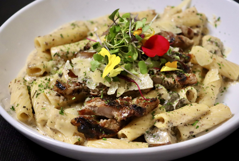 Pasta dish at Rick's Central City