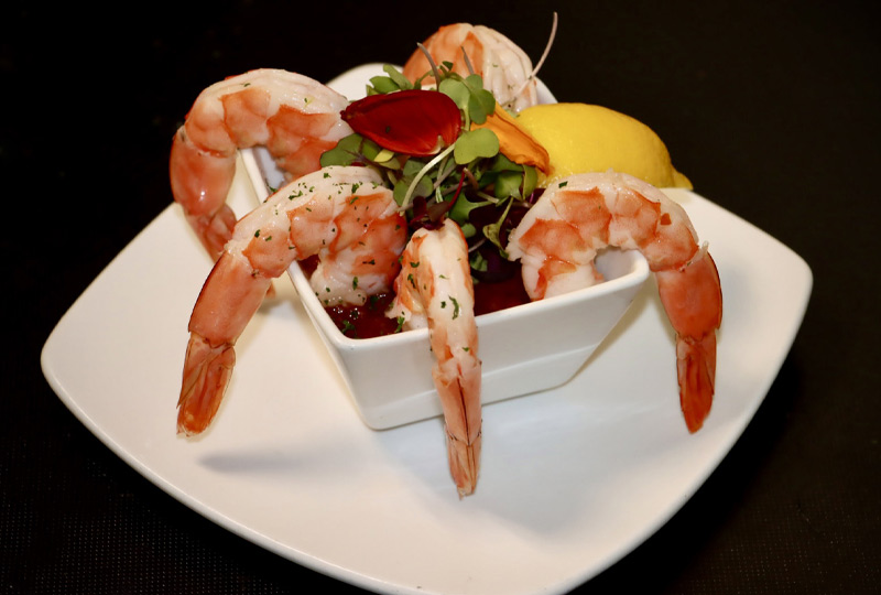 Shrimp dish at Rick's Steakhouse