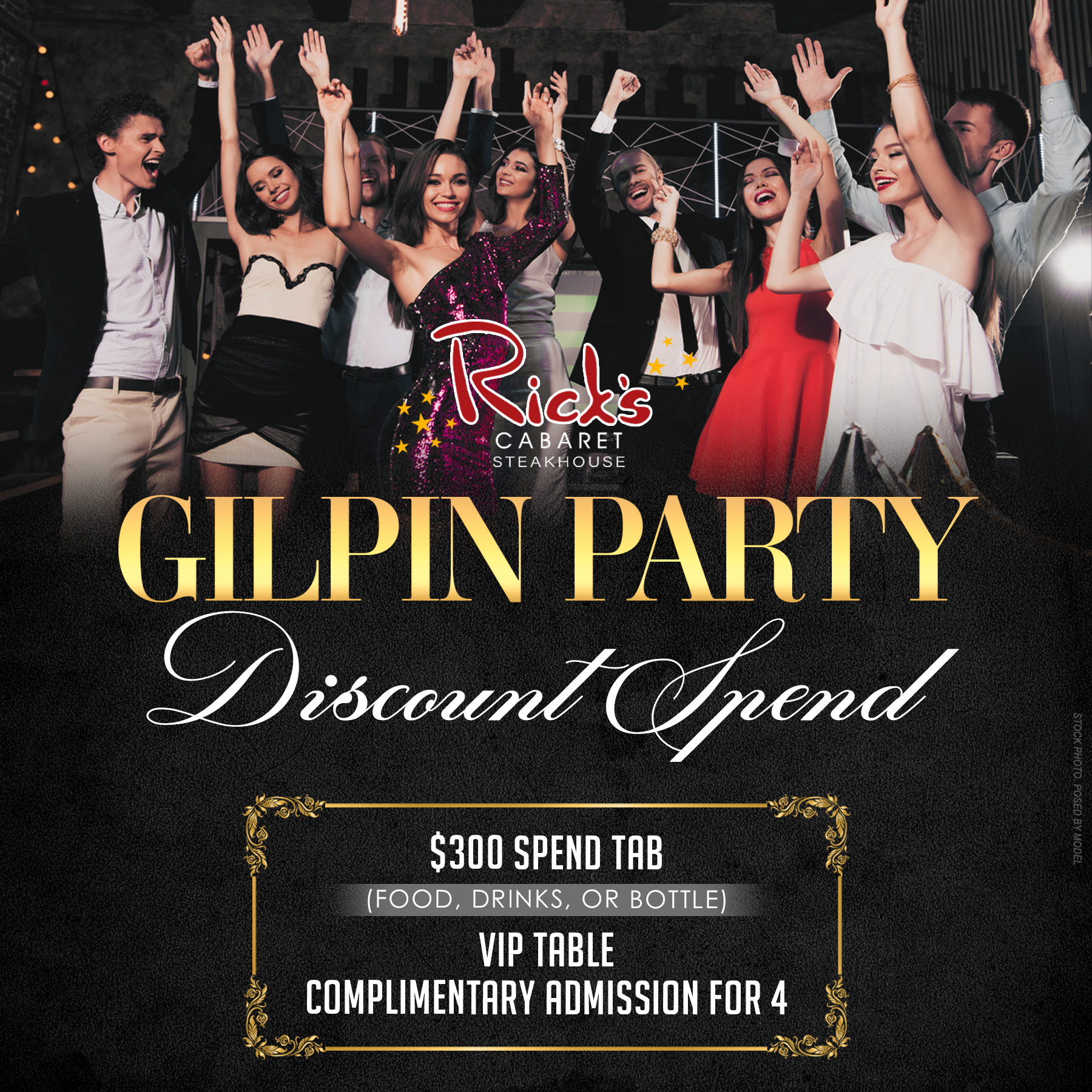 VIP table and drinks for Gilpin party